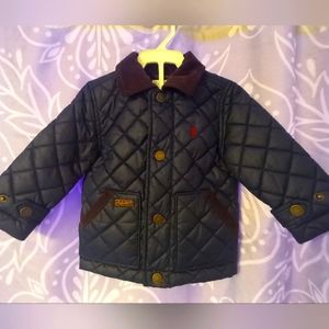 Toddlers Polo Ralph Lauren Boys Quilted Lined Buttone Puffer Jacket